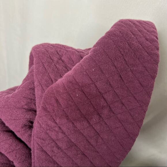 SPYDER / maroon diamond quilted pullover jacket / M - Picture 5 of 8